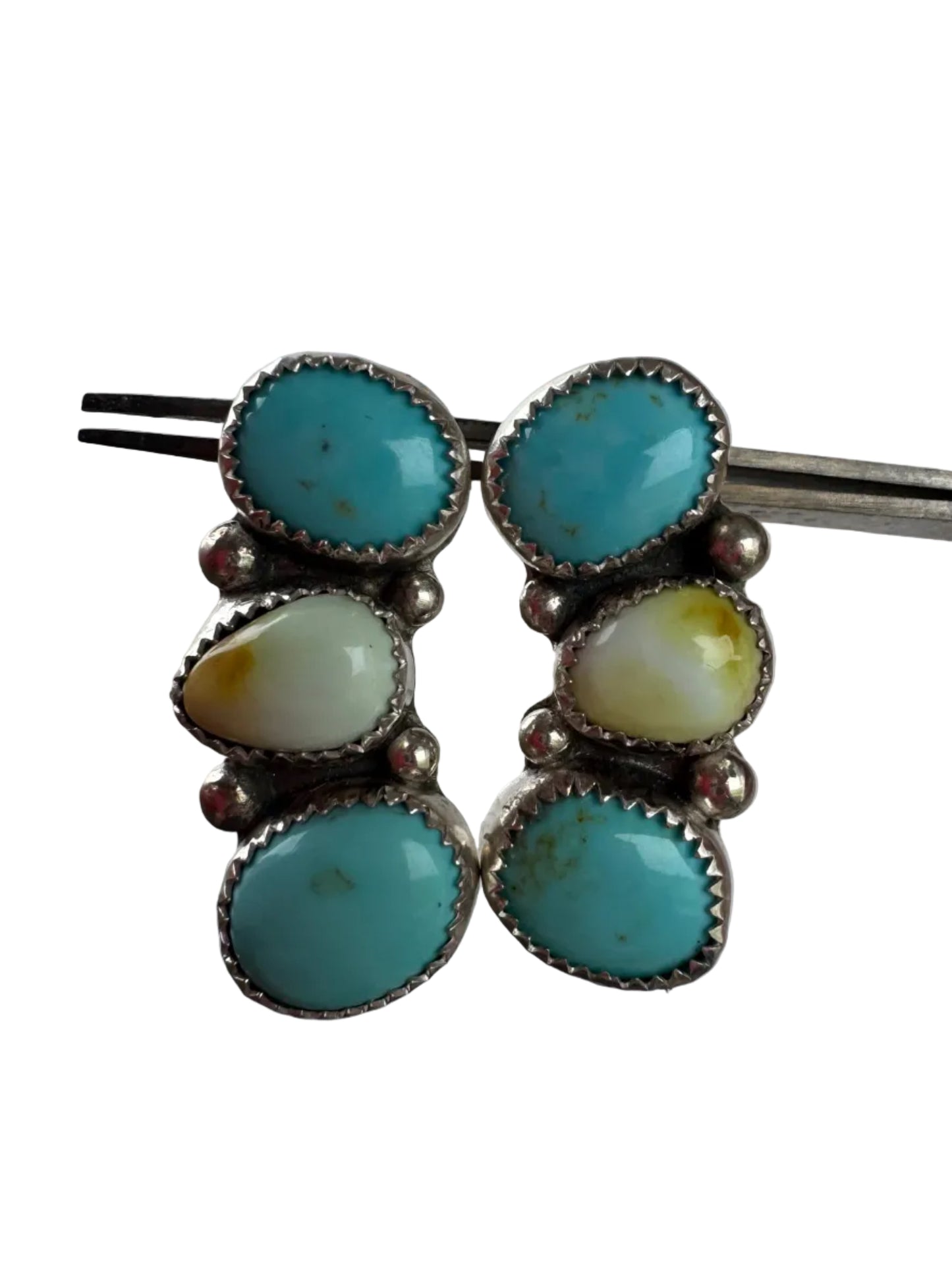 Turquoise and Palomino Studs