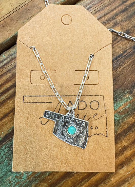 OKLAHOMA! Charm Necklace